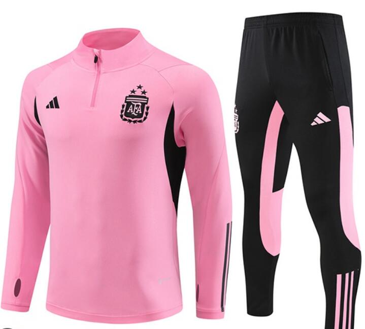 Sudadera Fc Argentina 2023 Rosa Niño + Pantalones