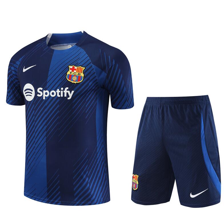 Camiseta B-arcelona FC Pre-Match (Hombre/Niño) 2023-2024 + Pantalones