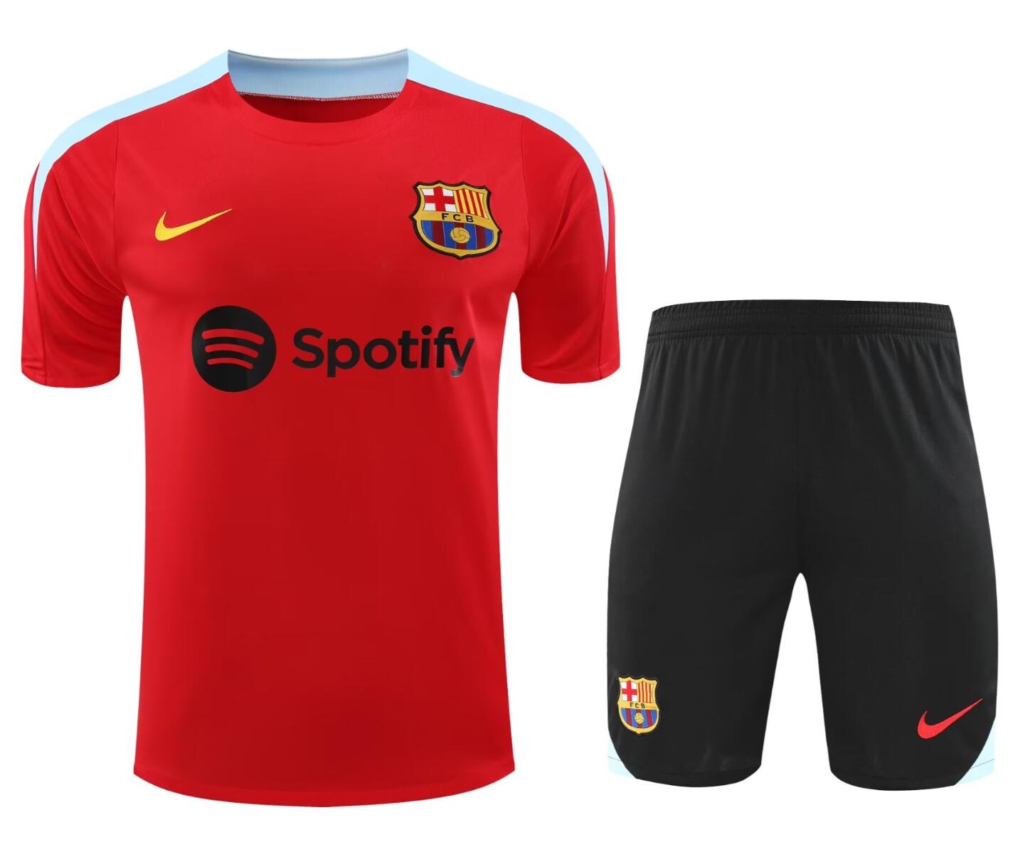 Camiseta B-arcelona Fc Pre-Match Roja 24/25 + Pantalones