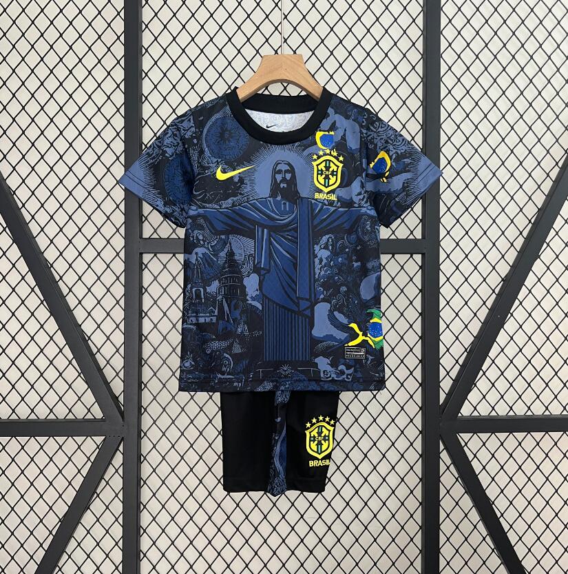 Camiseta Brasil Edición Especial 24/25 Negro Niño