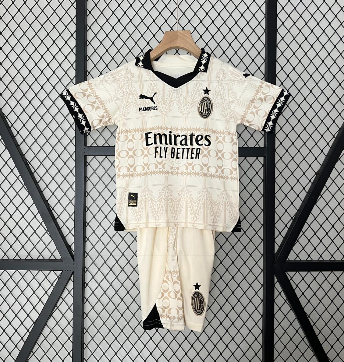 Camiseta Fc AC Milan Beige 23/24 Niño