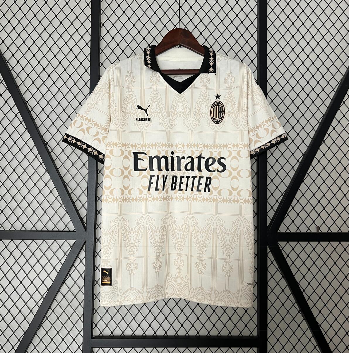 Camiseta Fc AC Milan Beige 23/24