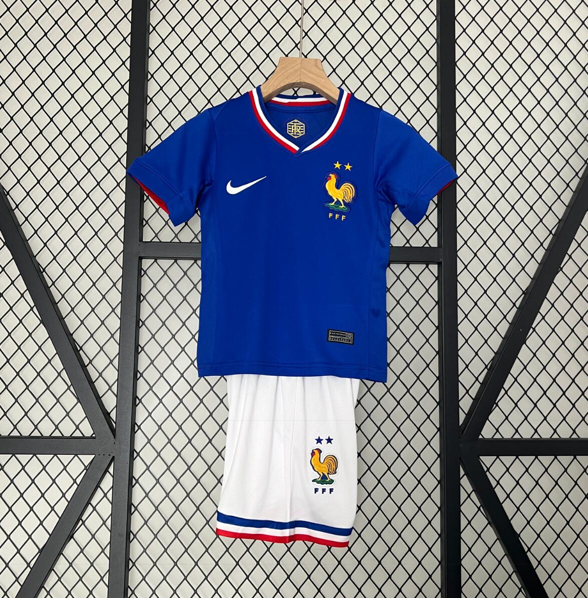 Camiseta Francia Primera Equipación 2024 Niño