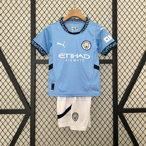 Camiseta Manchester City Primera Equipacion 24/25 Niño