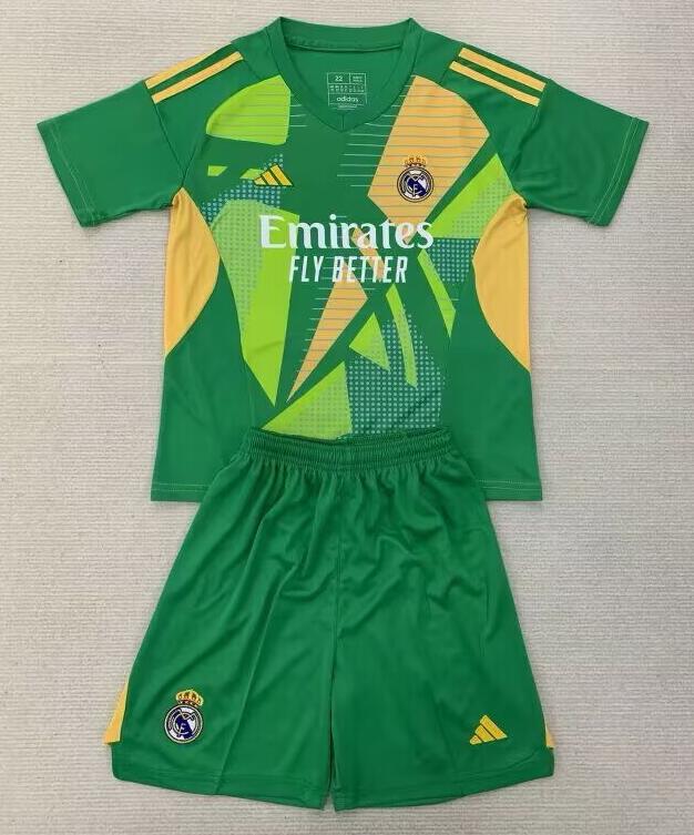 Camiseta Real M adrid Portero (Hombre/Niño) Verde 24/25