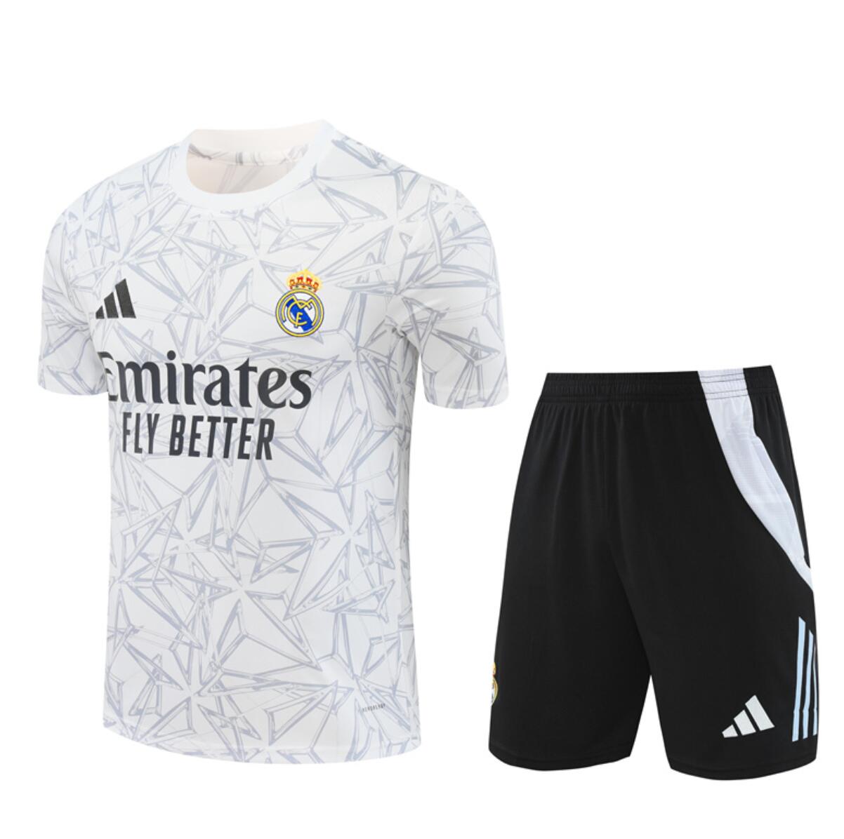 Camiseta Real M adrid Pre-Match (Hombre/Niño) 24/25 + Pantalones