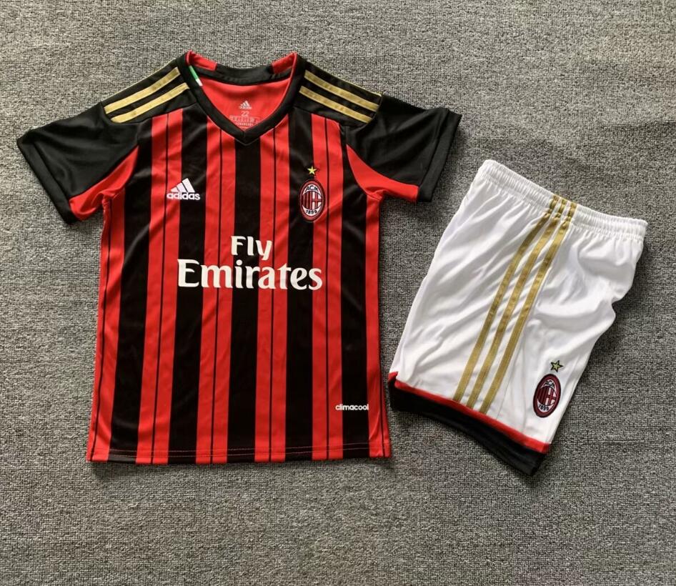 Camiseta Retro Ac Milan 1ª Equipación 13/14 Niño