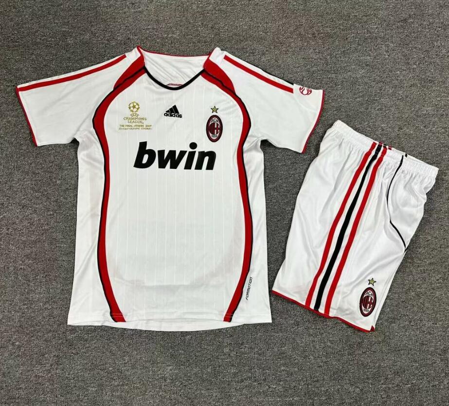 Camiseta Retro Ac Milan 2ª Equipación 06/07 Niño