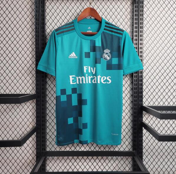 Camiseta Retro Real M adrid Tercera Equipación 17/18