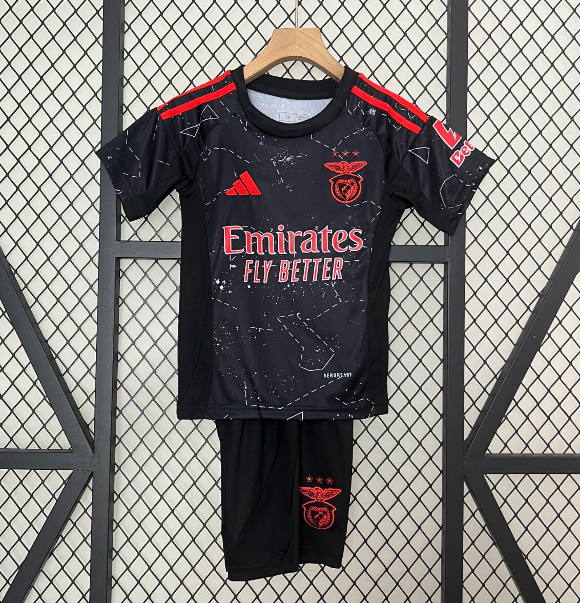 Camiseta Sport Lisboa E Benfica Fc Segunda Equipación 24/25 Niño