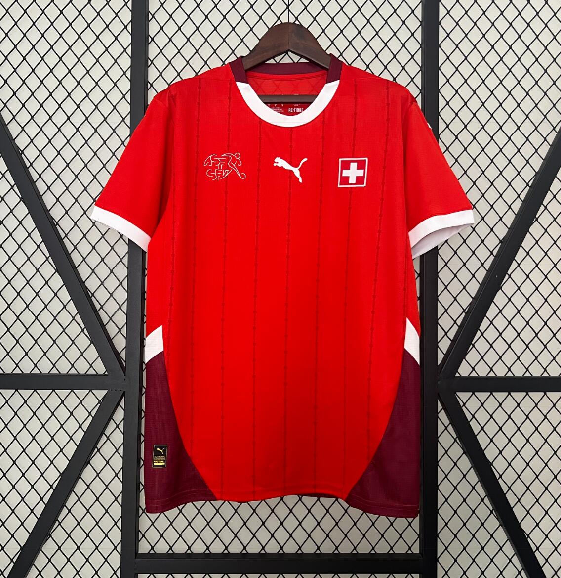 Camiseta Suiza Primera Equipación 2024