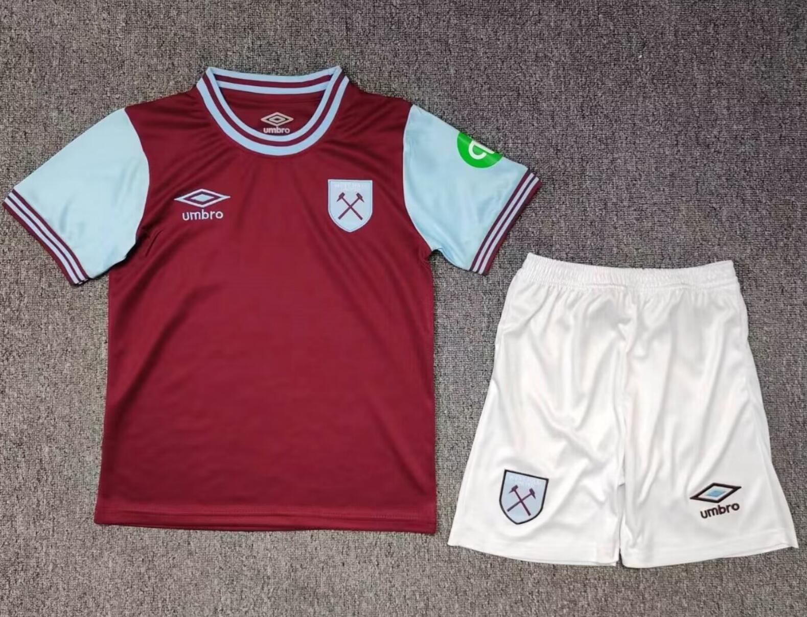 Camiseta West Ham United 1ª Equipación 24/25 Niño