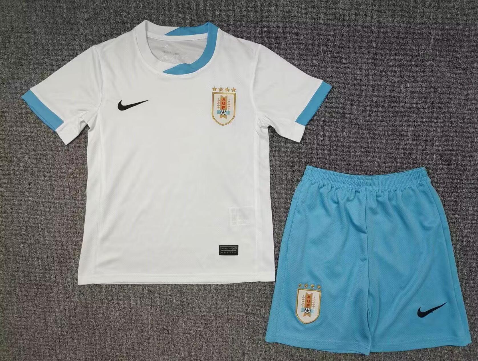 Camiseta Uruguay Segunda Equipación 2024 Niño