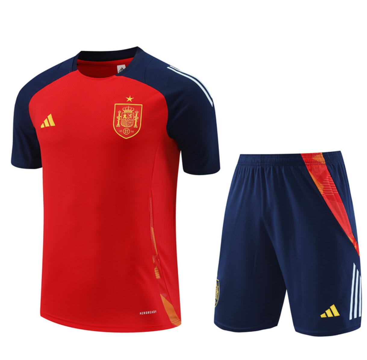 Camisetas España Pre-Match Negra 24/25 (Hombre/Niño) + Pantalones