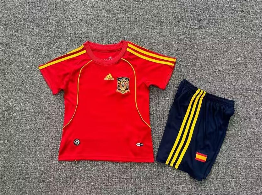 Conjunto Retro España Primera Equipación 2008 Niño