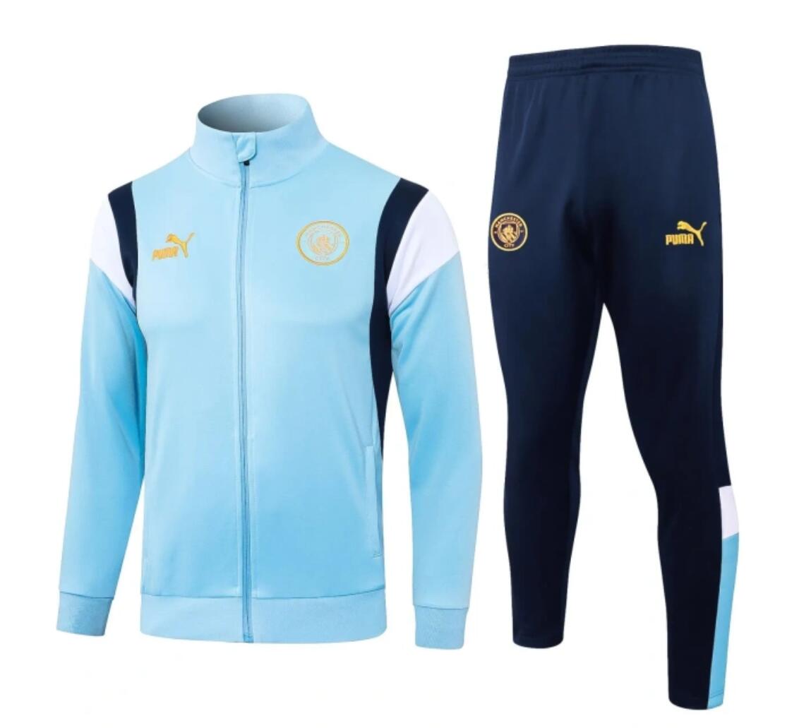 Sudadera Manchester City FC 23/24 Azul (Hombre/Niño) + Pantalones