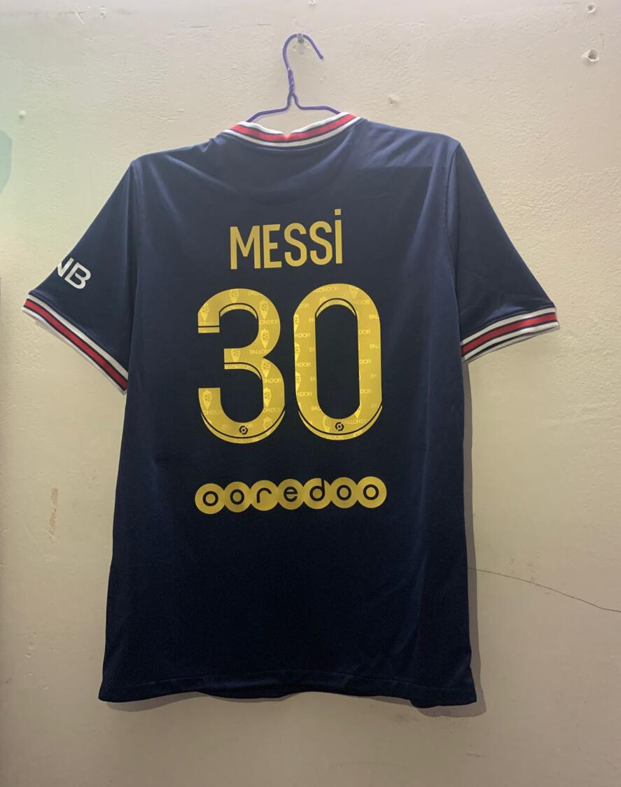 Camiseta De Messi En El PSG Primera Equipación 2021-2022 Amarillo
