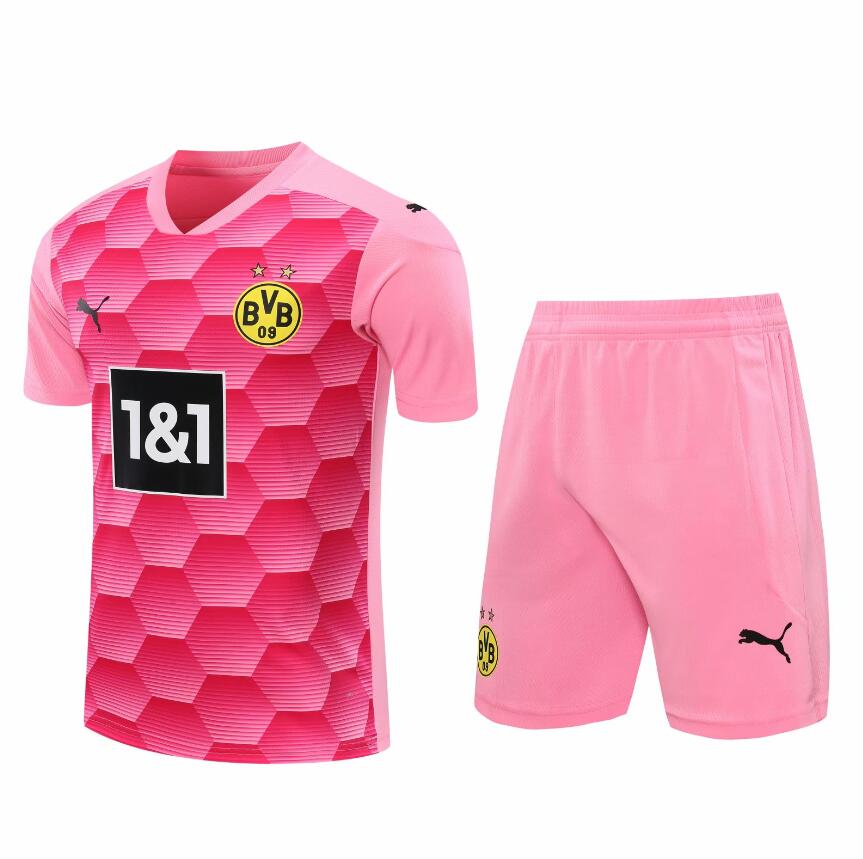 Camiseta Borussia Dortmund Portero 2020-2021 Manga Larga Rosa