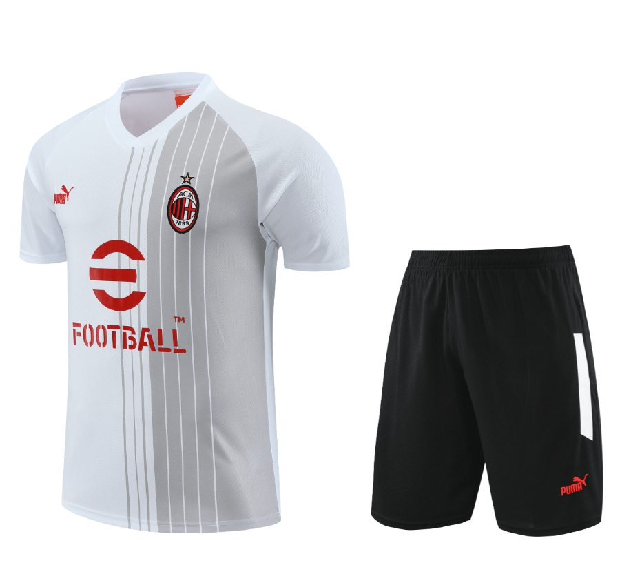 Como Crear Chandal Equipos De Futbol - Chaqueta AC Milan Rojo 2022/2023  Baratas
