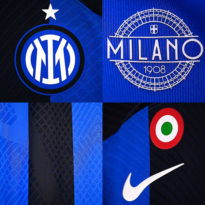 Inter de Milán presentó su primera camiseta con el nuevo escudo del club -  ESPN
