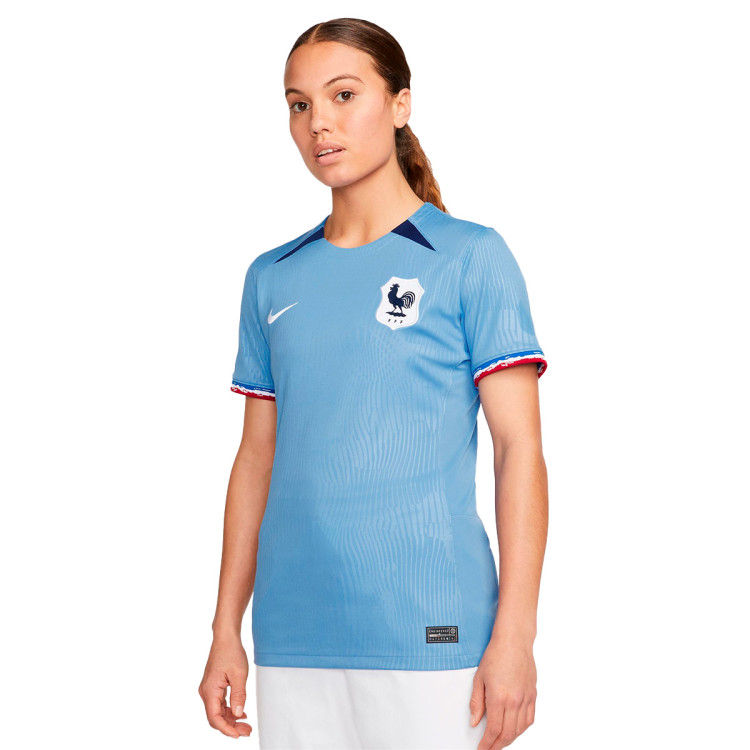 Camiseta Francia Primera Equipación Mundial Femenino 2023 Mujer