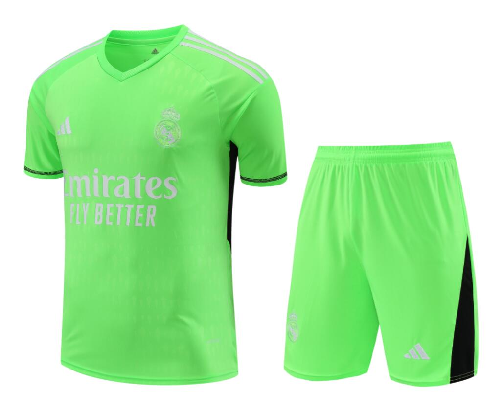 Camiseta adidas Real Madrid CF Primera Equipación Portero 2023-2024 Semi  Sol Green - Fútbol Emotion