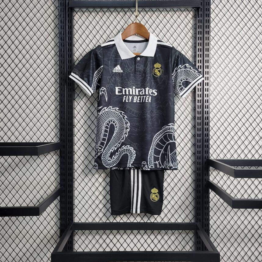 Fútbol Camiseta oficial negra Real Madrid niño/a, Real Madrid camiseta  fútbol