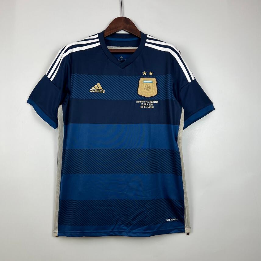 Camiseta Retro Argentina Segunda Equipación 2014