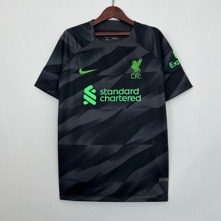 Camiseta Pre Partido del Liverpool 2022 Gris