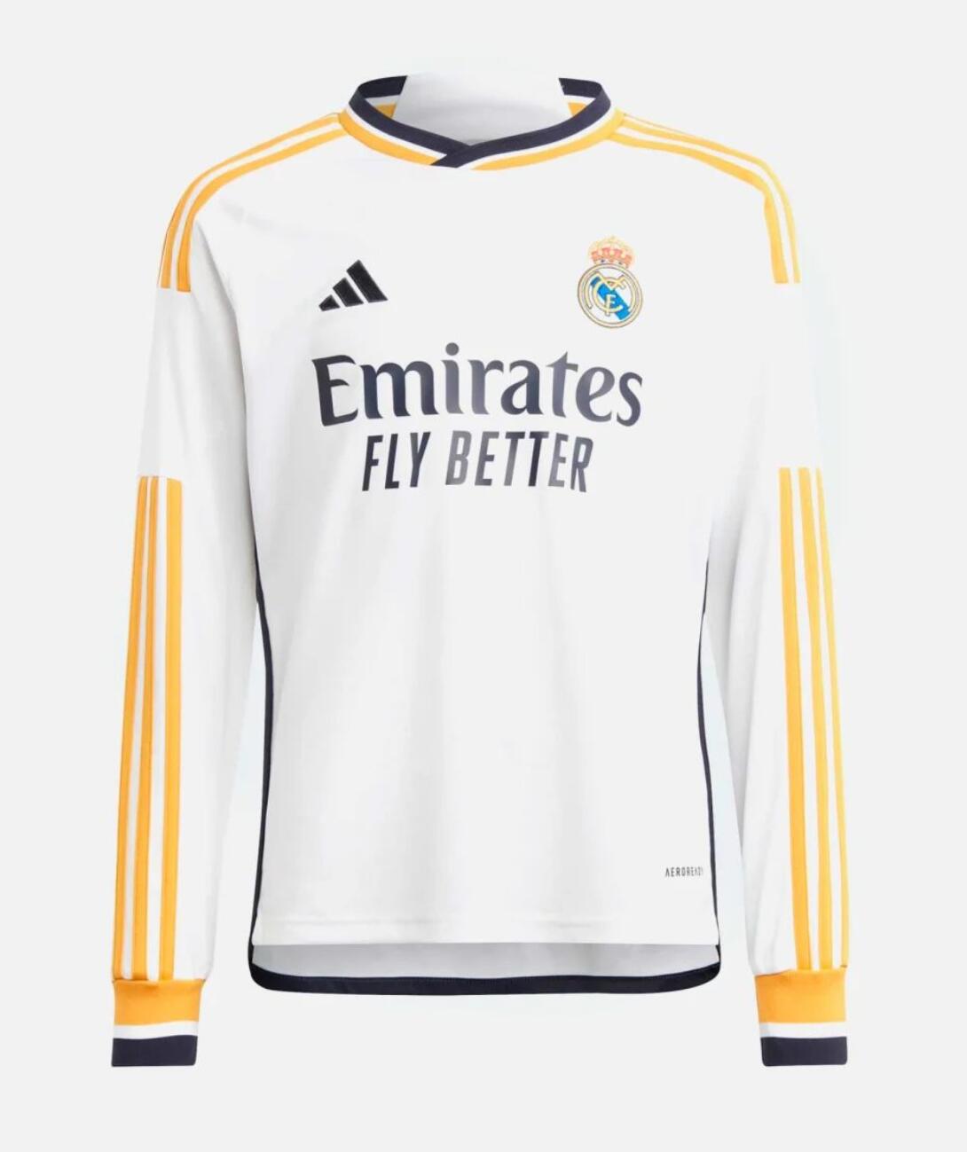 Camiseta Manga Larga 1ª Real M adrid 2023/2024 Hombre