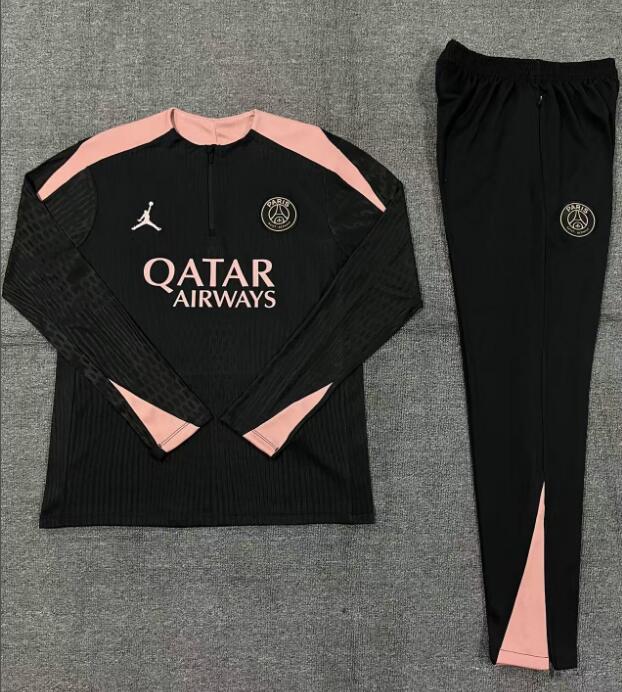 Chandal Entrenamiento PSG (Hombre/Niño) Negro 24/25 + Pantalones