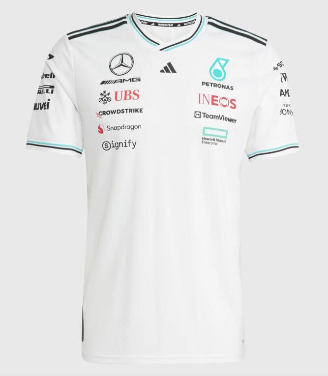 Camisetas F1 Blanco 2025